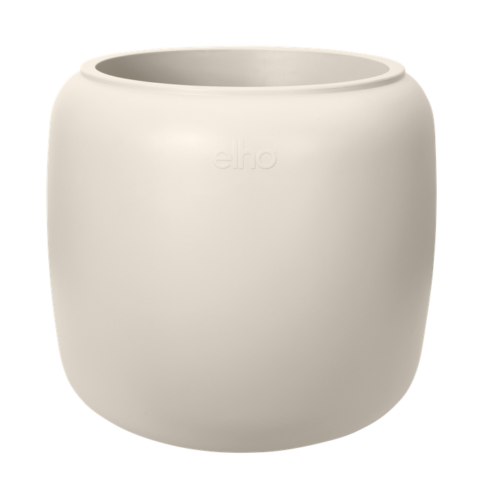 amber beads small 40cm linnen wit